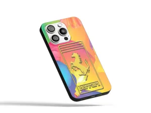 Ferrari Cover in Silicone Smartphone Aspetto da Corsa Drift
